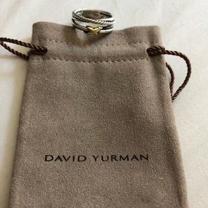 David Yurman X Cross w/ 18k Gold Ring